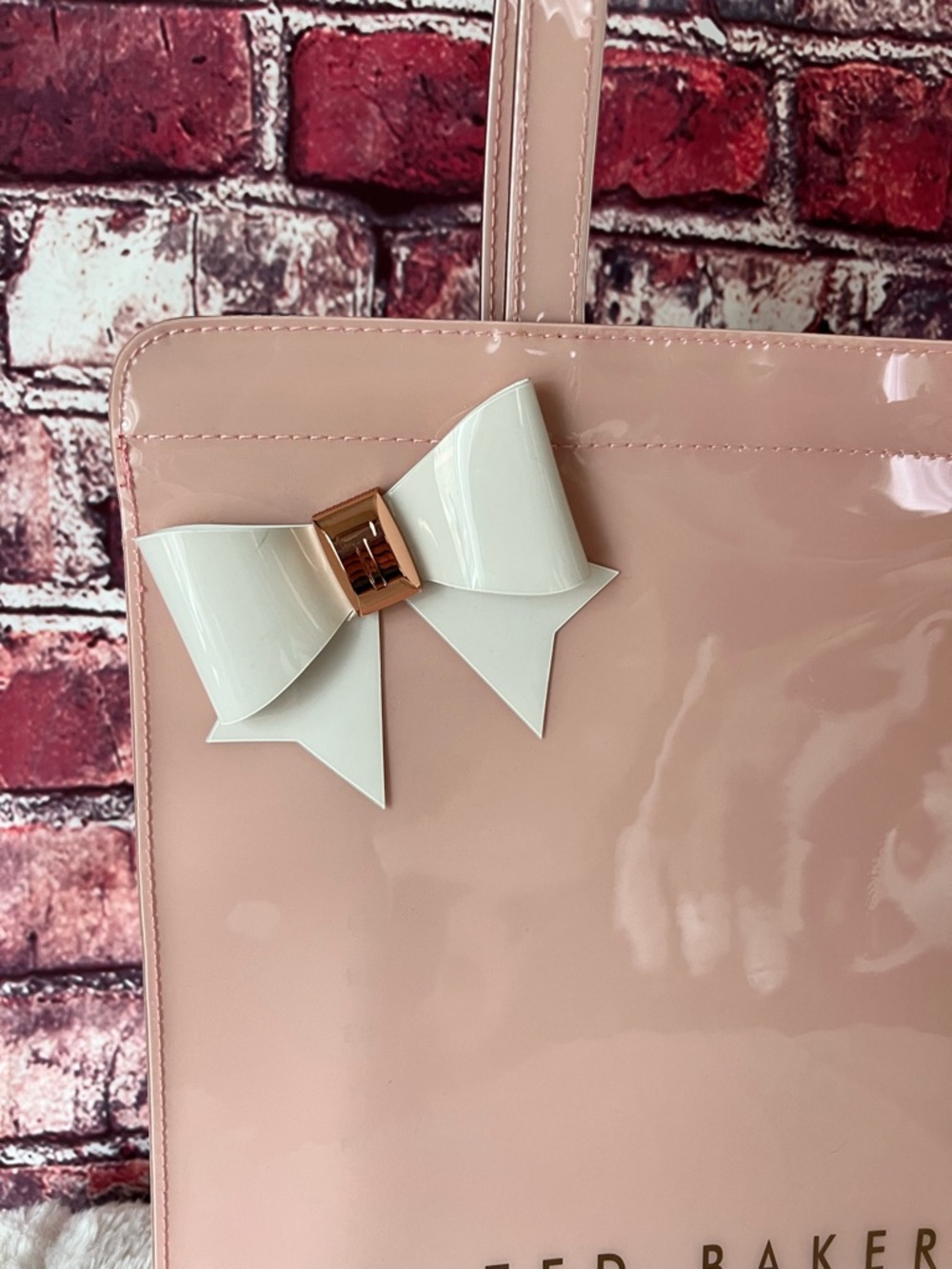 Ted Baker London Pale Pink Large Icon Tote Bag - Picture 2 of 9